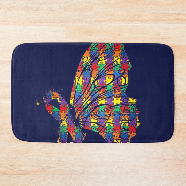 Item preview, Autism awareness butterfly ribbon designed and sold by linhkaphung.