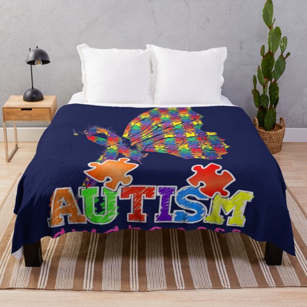 Item preview, Autism awareness butterfly ribbon designed and sold by linhkaphung.