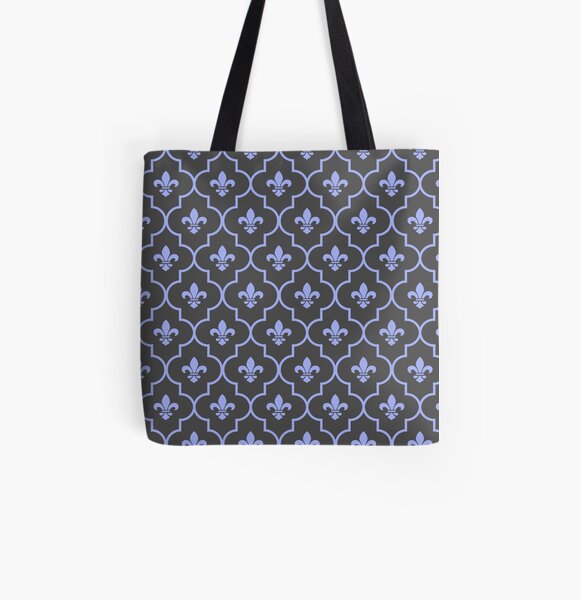 Fleur de Lys All Over Print Tote Bag