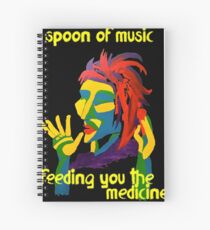 Spoon of music Spiral Notebook