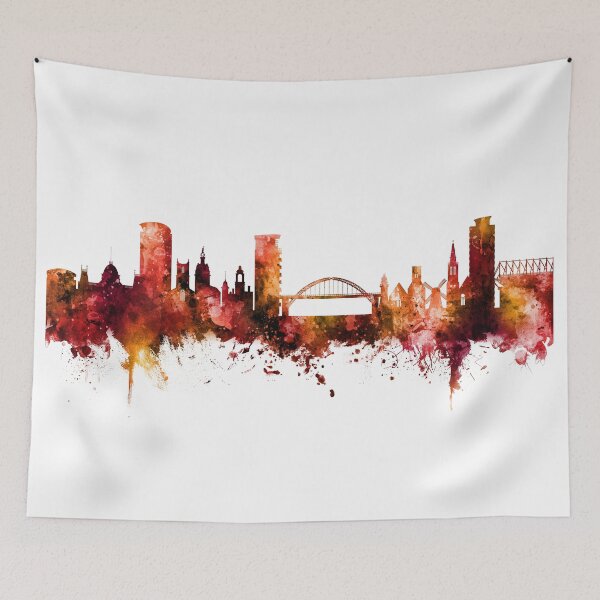 Item preview, Sunderland England Skyline designed and sold by ArtPrints.