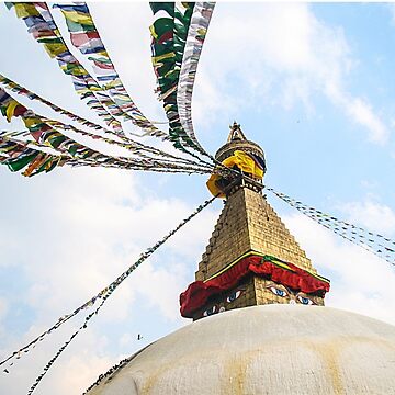 Nepal, Kathmandu, Bodhnath (Boudha) Stupa Wall Art, Canvas Prints