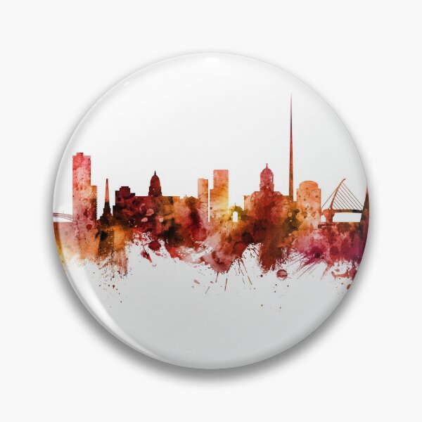 Item preview, Dublin Ireland Skyline designed and sold by ArtPrints.