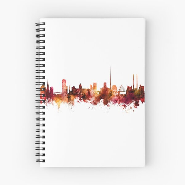 Artikelvorschau, Dublin Ireland Skyline entworfen und verkauft von ArtPrints.