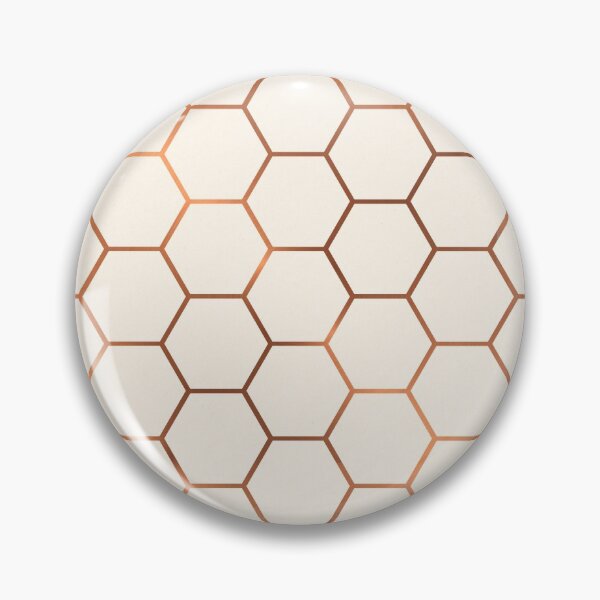 Item preview, Rose gold copper honeycomb designed and sold by peggieprints.