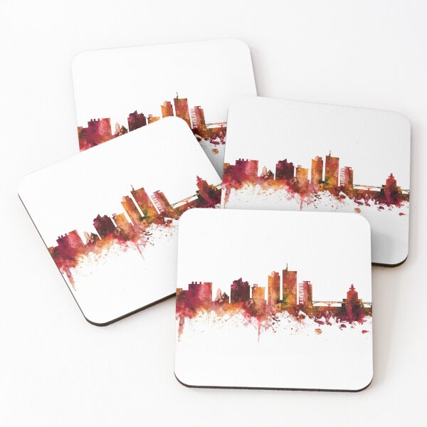 Item preview, Cedar Rapids Iowa Skyline designed and sold by ArtPrints.