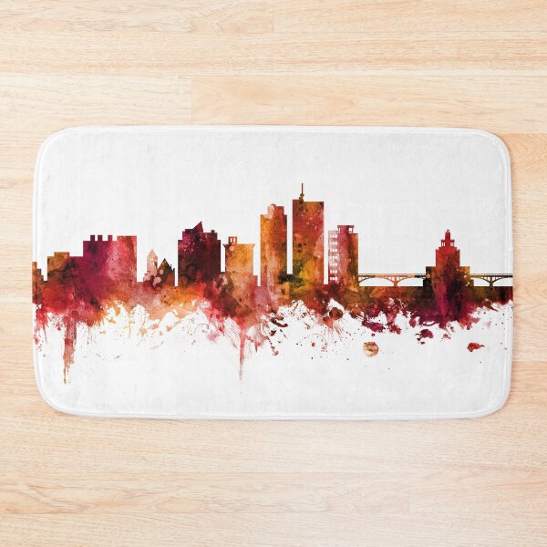 Item preview, Cedar Rapids Iowa Skyline designed and sold by ArtPrints.