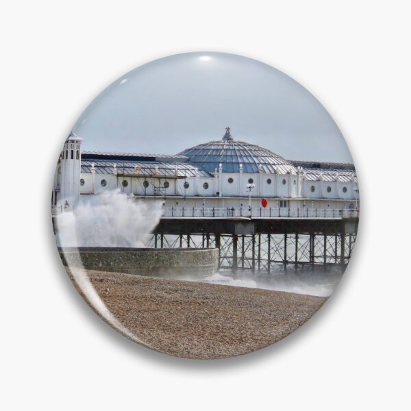 Item preview, Brighton pier. Blustery day designed and sold by BerylBez.