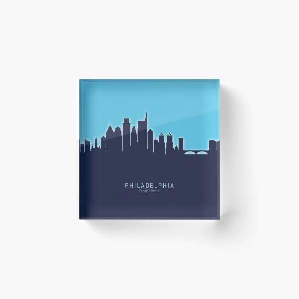 Aperçu de l'œuvre Philadelphia Pennsylvania Skyline créée et vendue par ArtPrints.
