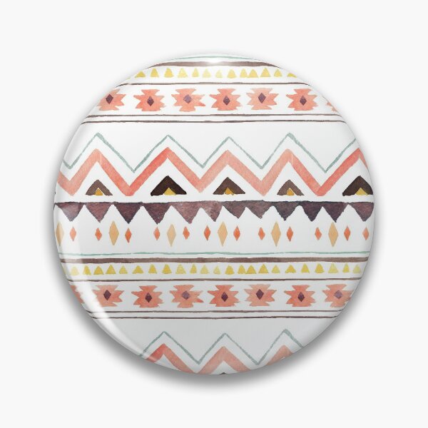 Item preview, southwest inspired pattern in white designed and sold by Lisa Casineau.