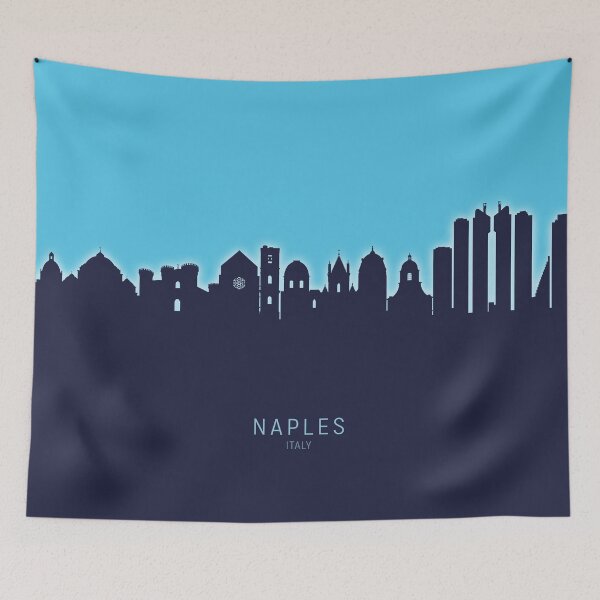 Item preview, Naples Italy Skyline designed and sold by ArtPrints.