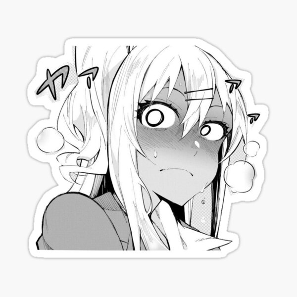 Gal Gohan Okazaki Miku Gyaru Sticker Sticker By Honeysstickers Redbubble