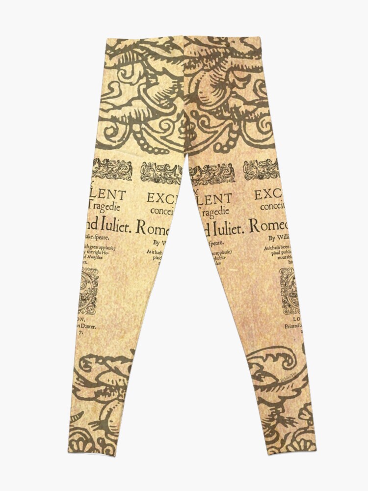 Vista alternativa de Leggings Shakespeare, Romeo and Juliet 1597