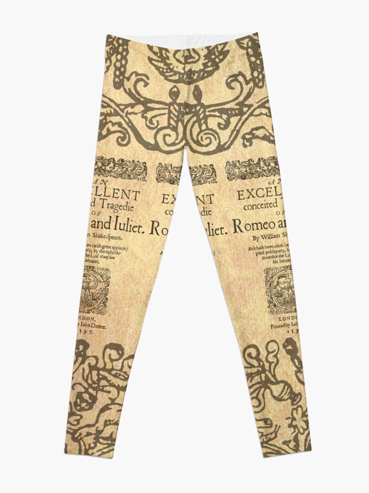 Vista alternativa de Leggings Shakespeare, Romeo and Juliet 1597