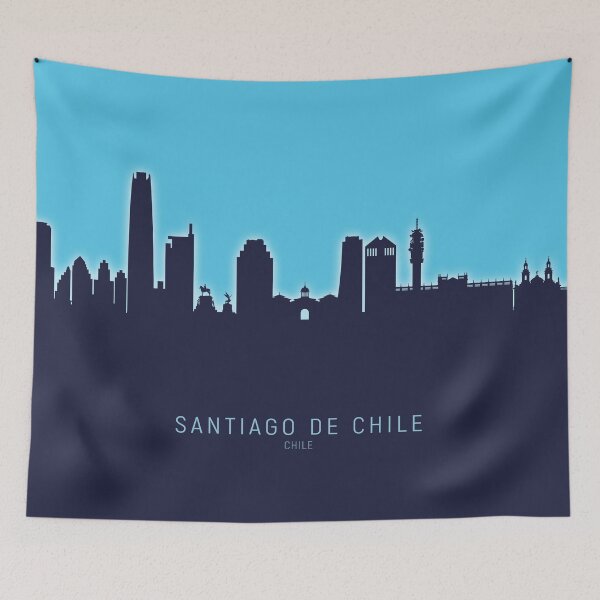 Item preview, Santiago de Chile Skyline designed and sold by ArtPrints.