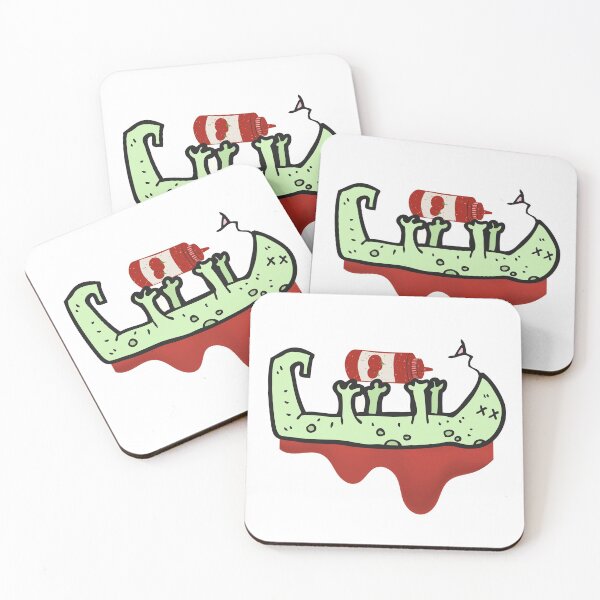 Item preview, Pocket Dead Lizard Holding Ketchup designed and sold by itismimi.