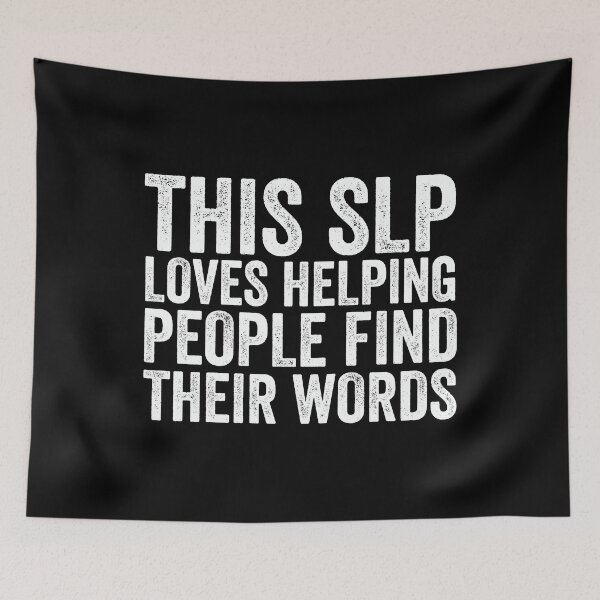 Item preview, This SLP Loves Helping People Find Their Words Shirt designed and sold by 14thFloor.