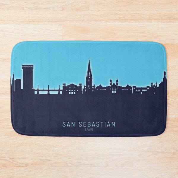 Item preview, San Sebastian Spain Skyline designed and sold by ArtPrints.