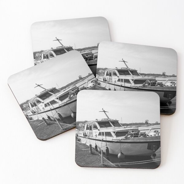 Item preview, Moored boats on the River Bure designed and sold by yackers1.