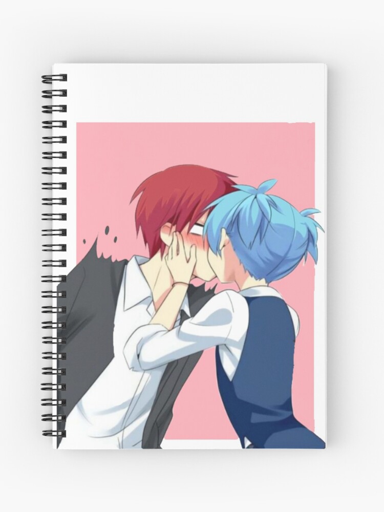 Assassination Classroom Karma X Nagisa Spiral Notebook By Shindouart Redbubble