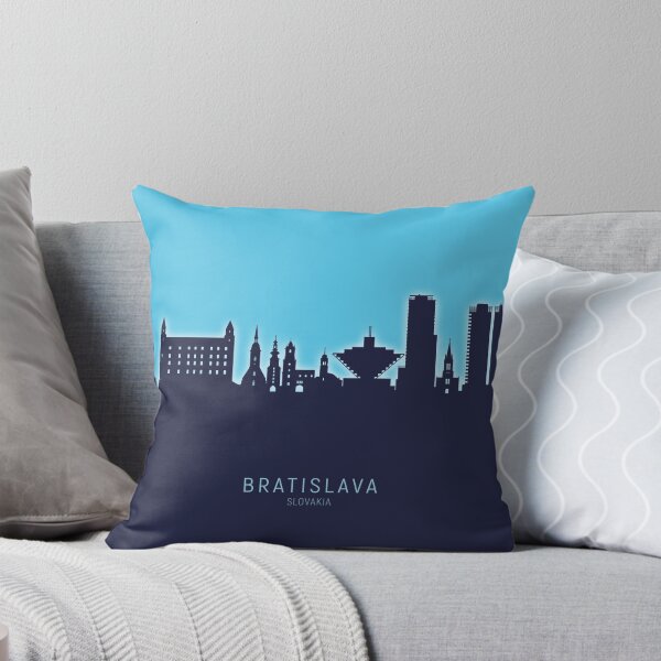Item preview, Bratislava Slovakia Skyline designed and sold by ArtPrints.