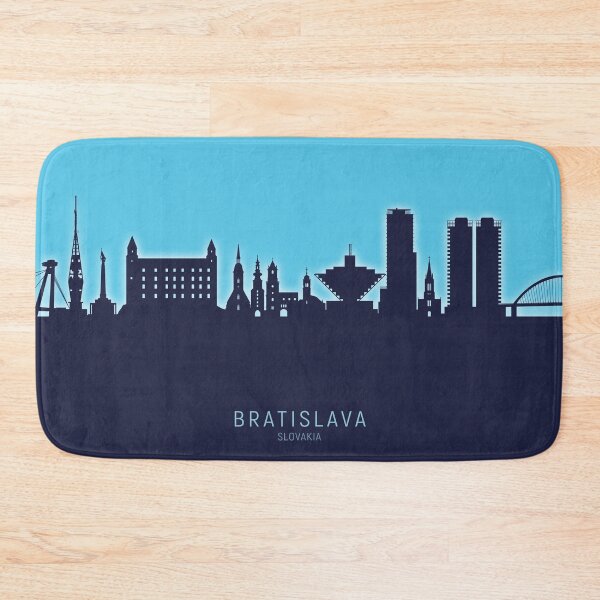 Item preview, Bratislava Slovakia Skyline designed and sold by ArtPrints.