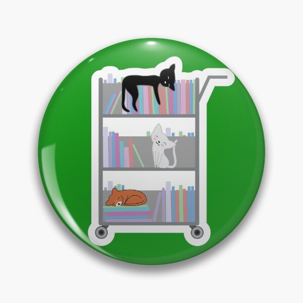 Item preview, Cats on Library Cart designed and sold by SubtleSplit.