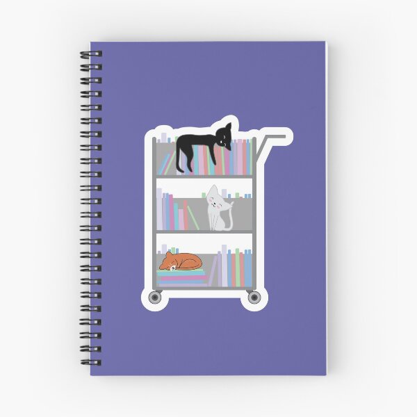Item preview, Cats on Library Cart designed and sold by SubtleSplit.