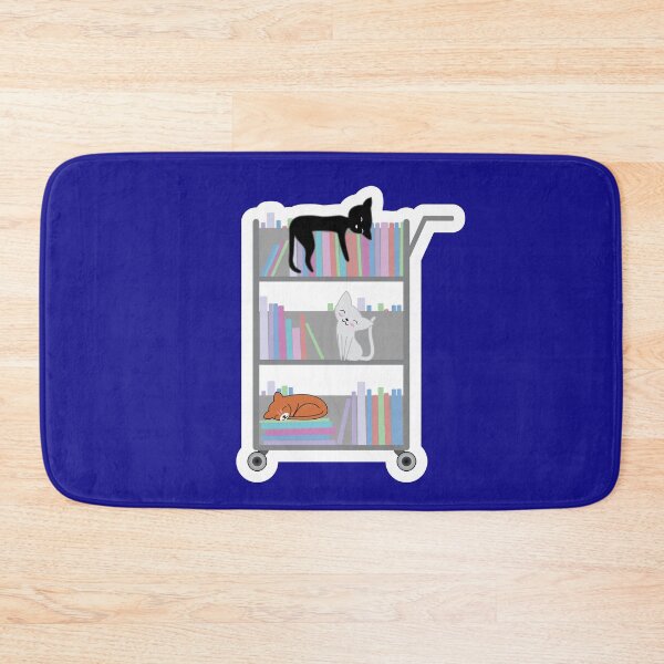Item preview, Cats on Library Cart designed and sold by SubtleSplit.