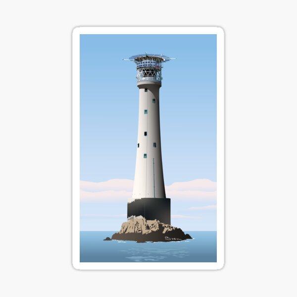 Item preview, Bishop Rock Lighthouse designed and sold by BrenRomans.