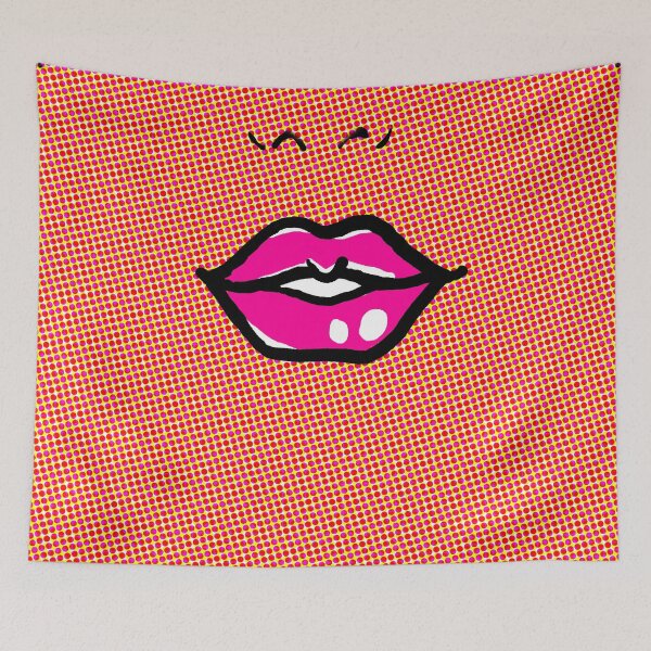 Item preview, Pop Art smile designed and sold by Dinosaurson.