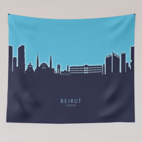 Item preview, Beirut Lebanon Skyline designed and sold by ArtPrints.