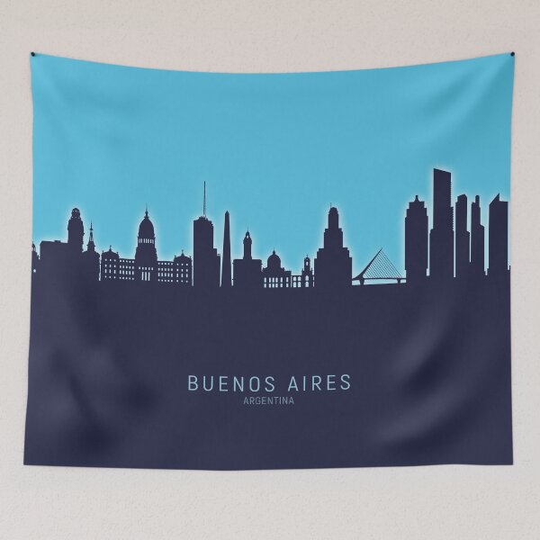 Item preview, Buenos Aires Argentina Skyline designed and sold by ArtPrints.