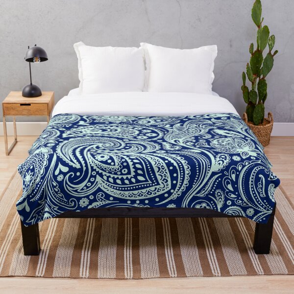 Item preview, Mint-green paisley pattern designed and sold by GoDesign1.