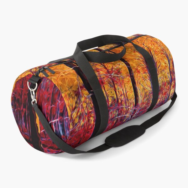 Item preview, Red Magical Forest Wide Landscape Psychedelic designed and sold by KALEIDOSCOPE UK.