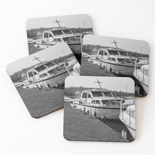 Item preview, Moored boats on the River Bure, Norfolk designed and sold by yackers1.