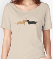 Dachshunds Love Women's Relaxed Fit T-Shirt