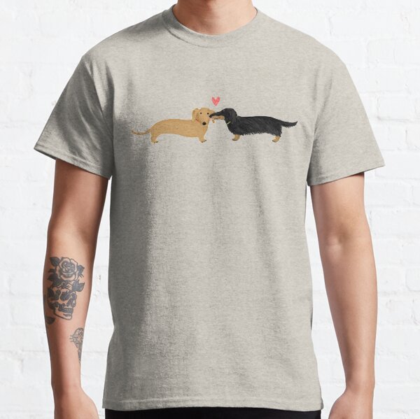 Item preview, Dachshunds Love Dogs with Heart Cute Wiener Dogs designed and sold by Jenn Inashvili.