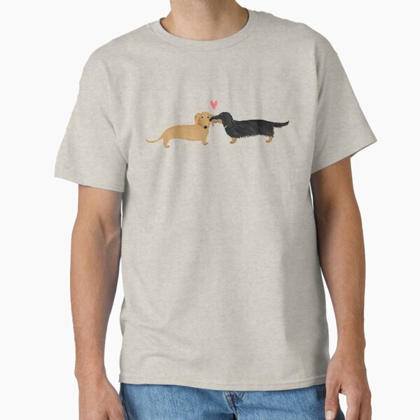 Item preview, Dachshunds Love Dogs with Heart Cute Wiener Dogs designed and sold by Jenn Inashvili.