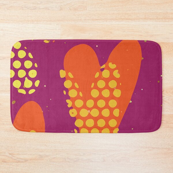 Item preview, Abstract Hearts Graphic Design in Crimson and Orange Complementary Tones GC-116-10 designed and sold by GraphicCharms.