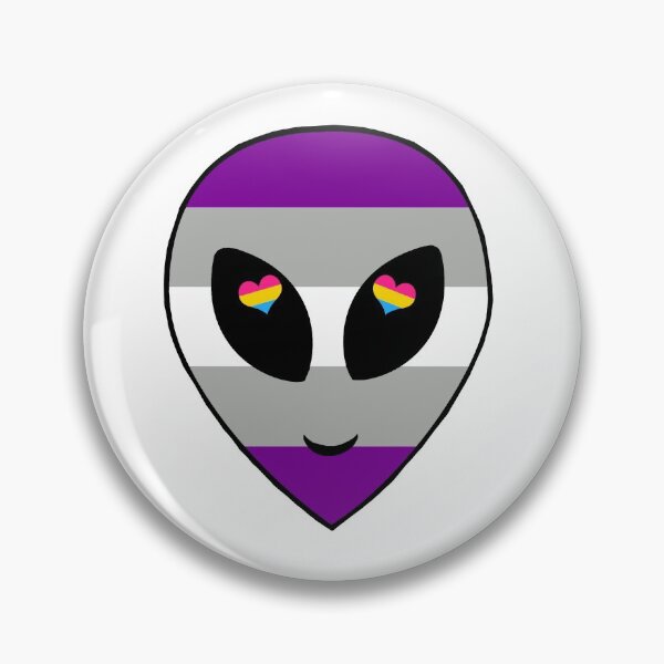 Item preview, Grey Ace Panromatic Alien designed and sold by silentrebel.