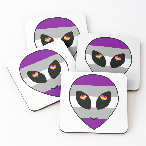 Item preview, Grey Ace Panromatic Alien designed and sold by silentrebel.