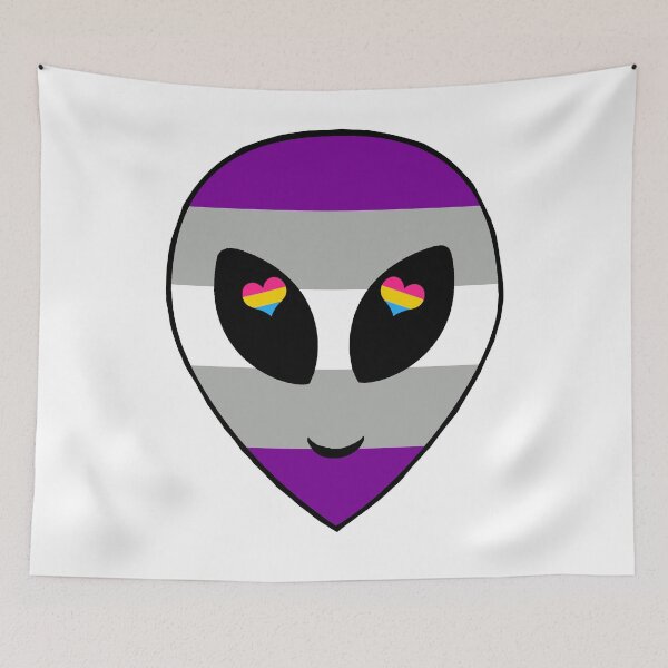 Item preview, Grey Ace Panromatic Alien designed and sold by silentrebel.