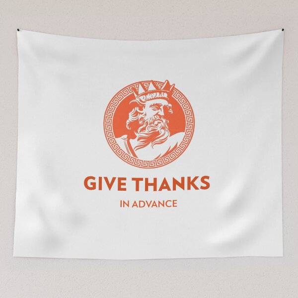 Item preview, Give Thanks In advance designed and sold by inspiraworld.