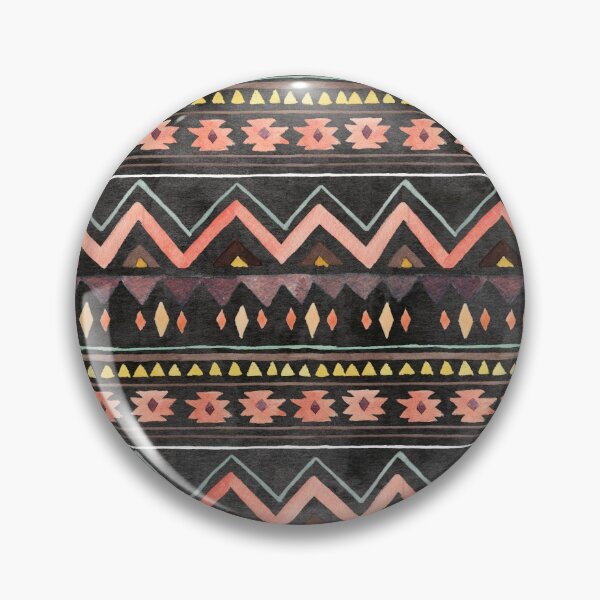 Item preview, southwest inspired pattern in black  designed and sold by Lisa Casineau.