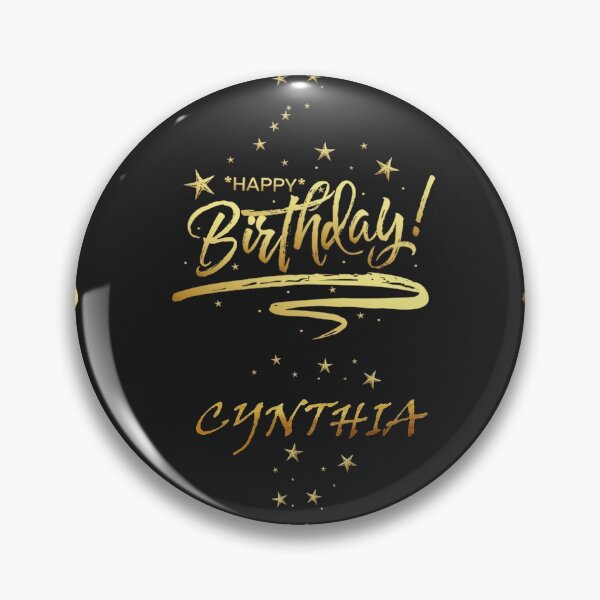 Item preview, Copy of HAPPY BIRTHDAY CYNTHIA : Unique & Special Gift that Customs on your Personal Name with an Enjoying & Lovely Design designed and sold by roji-world-shop.