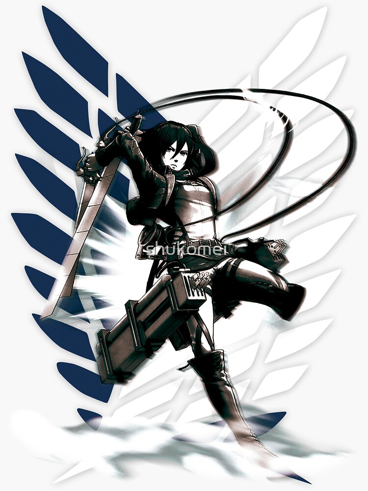 Shingeki no Kyojin - Mikasa Ackerman by shukomei