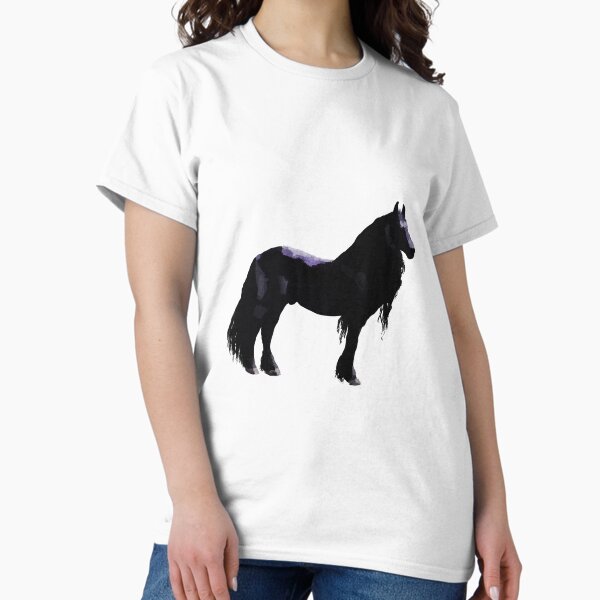 Item preview, Friesian horse, almost a silhouette  designed and sold by nonny.