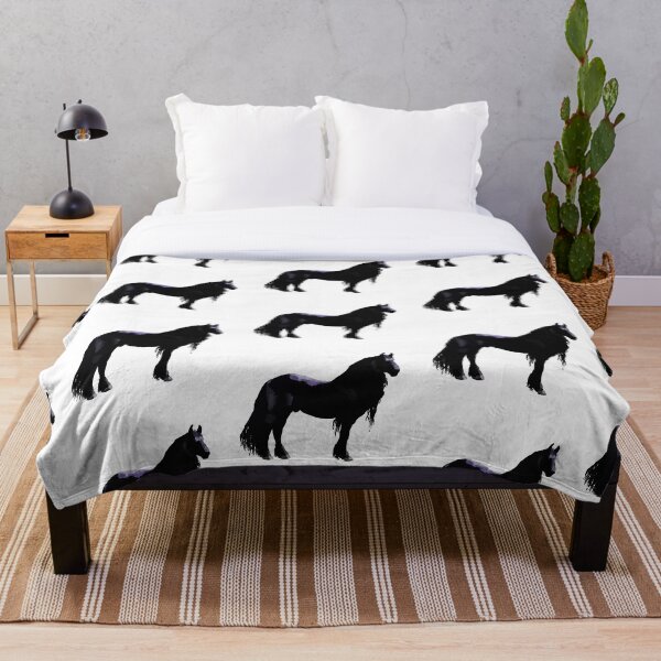 Item preview, Friesian horse, almost a silhouette  designed and sold by nonny.