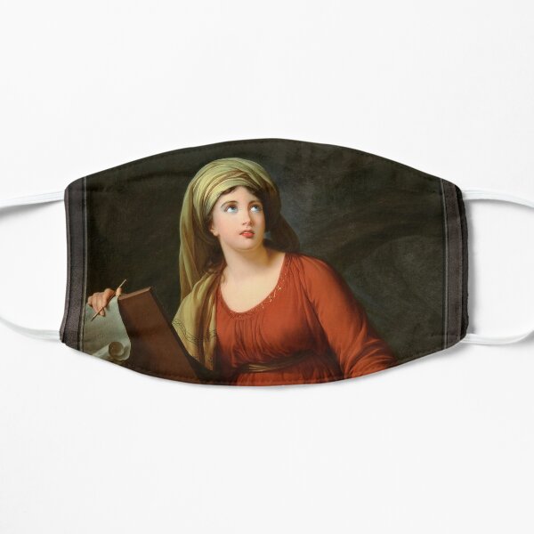 Lady Hamilton as the Persian Sibyl by Elisabeth-Louise Vigée Le Brun Flat Mask